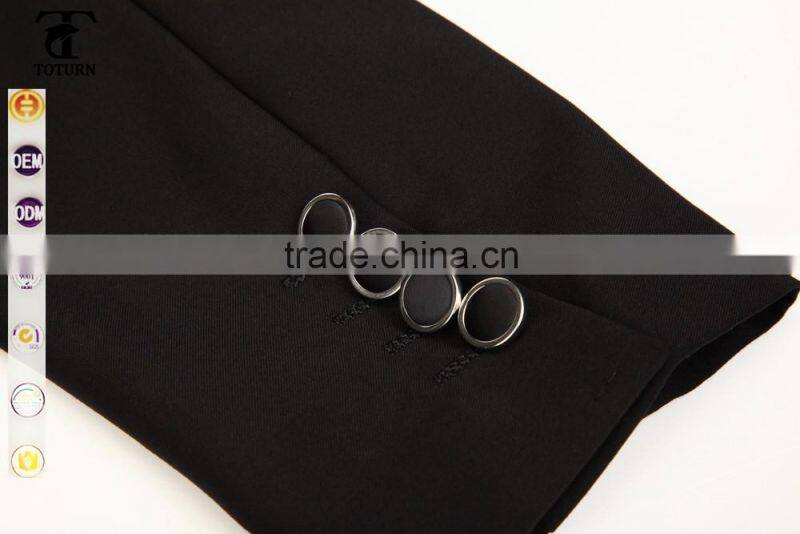 latest custom made design man western style formal party tuxedo with black satin shawl lapel suits for men