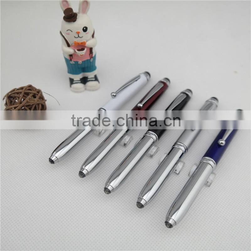 promotional tip light ball pen , led torch light pen