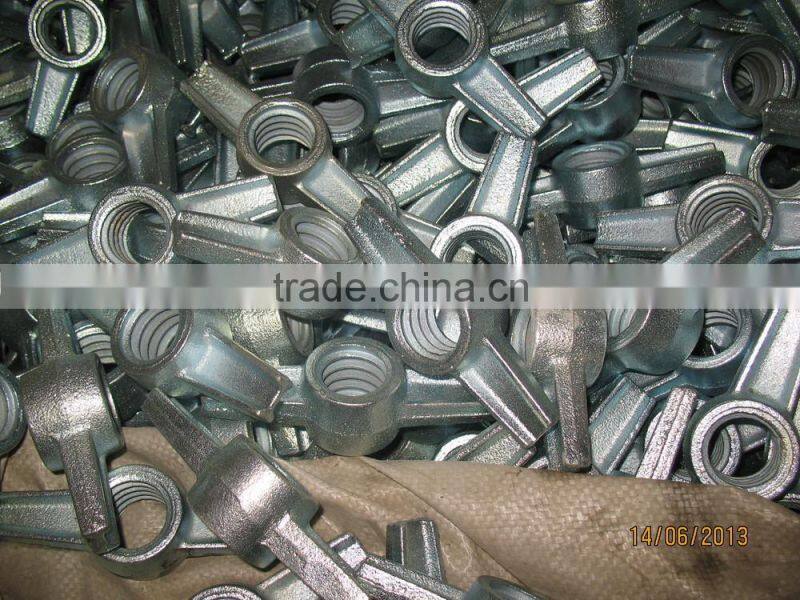 Scaffolding 830g Screw Jack base Nut Wing Nut 220mm