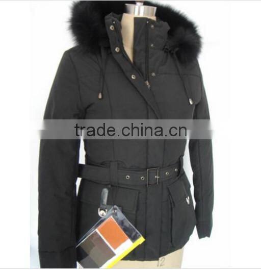 2015-2016 thicken padded parka women with fur