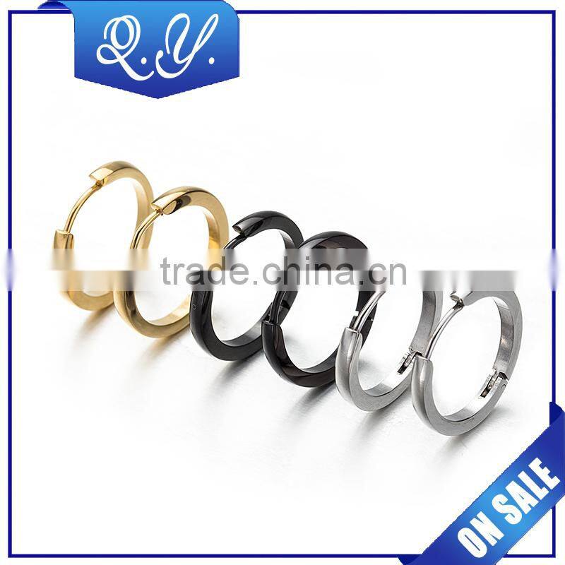 Fashion Studs Piercing Cubic Zirconia Earrings Round Cut Claws Setting 316L Stainless Steel Ear Piercing Barbell Studs Jewelry