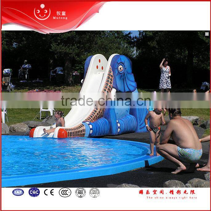 Hot Used Fiberglass Water Slide For Summer For Kids For Sale