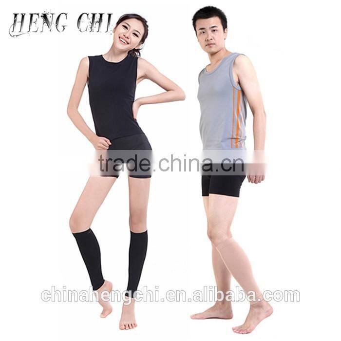 medical compression calf leg sleeve ,wholesale leg sleeve varicose veins pressure machine 23mmhg men women