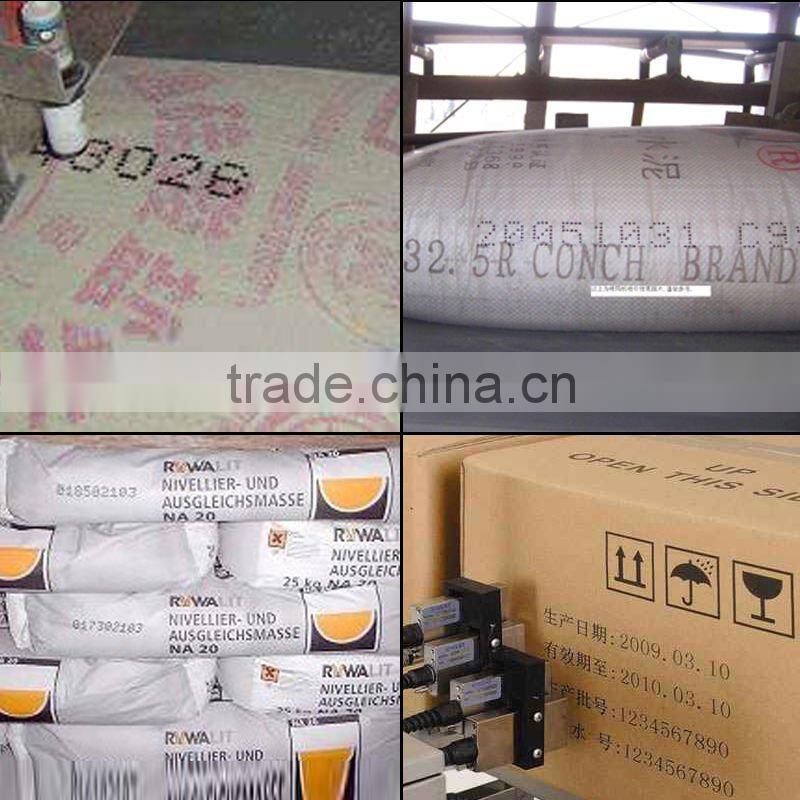 large characer red ink for carton coding