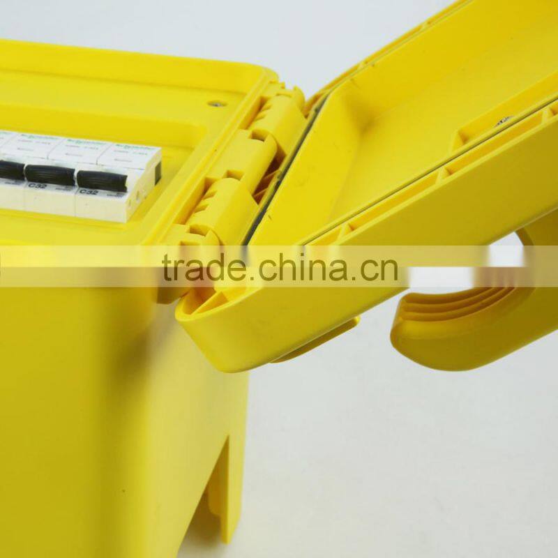 24 way mobile types of IP97 waterproof box with plug&socket or power electrical junction box price