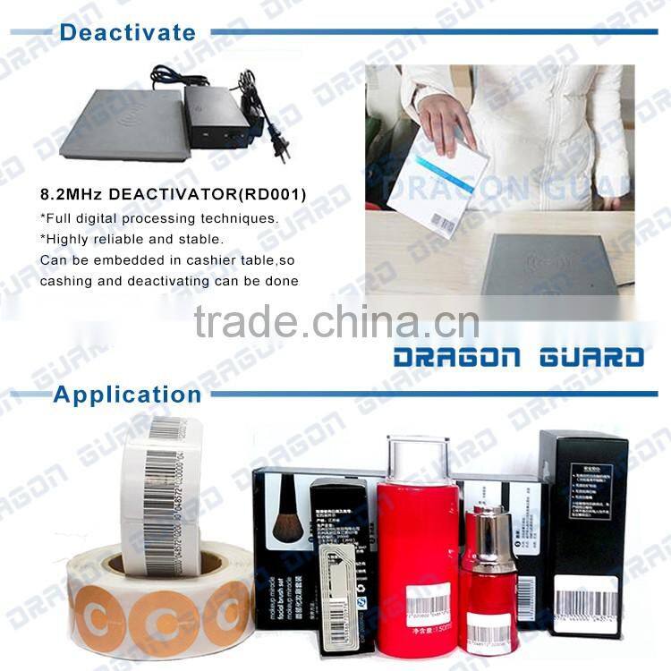 Supermarket safety equipment retail anti-theft security soft tag, rf label/rf soft label/8.2MHZ eas label