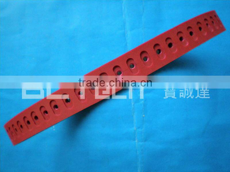 Special timing belt for packing machine