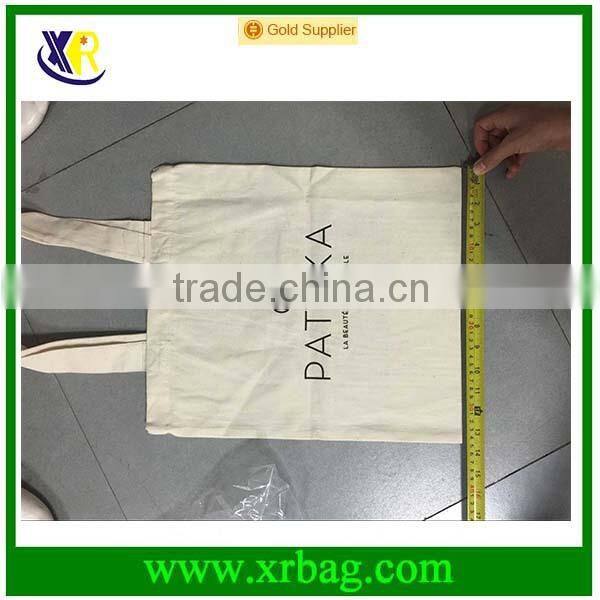 Custom logo printed cotton tote bag