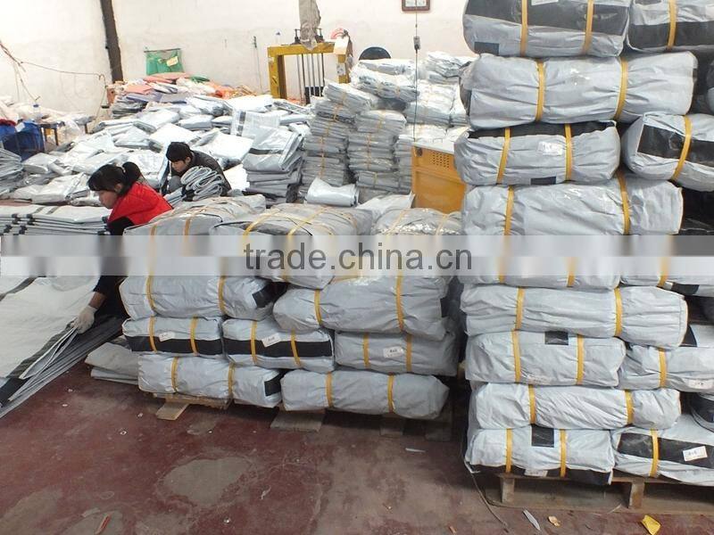 2015 Promotional Camping Tarp Tent Material for Sale Black Striped Tarpaulin Fabric