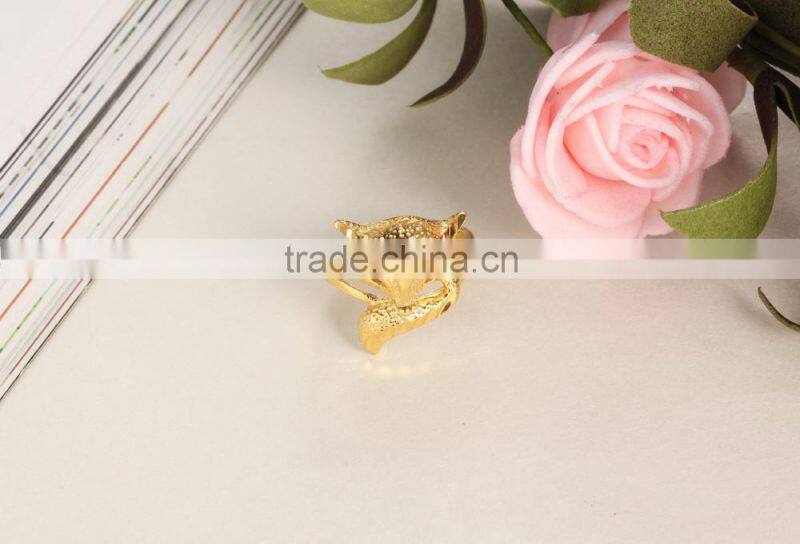 2015 Beautiful Fashion Gold Plated Jewelry Ring Size Adjuster