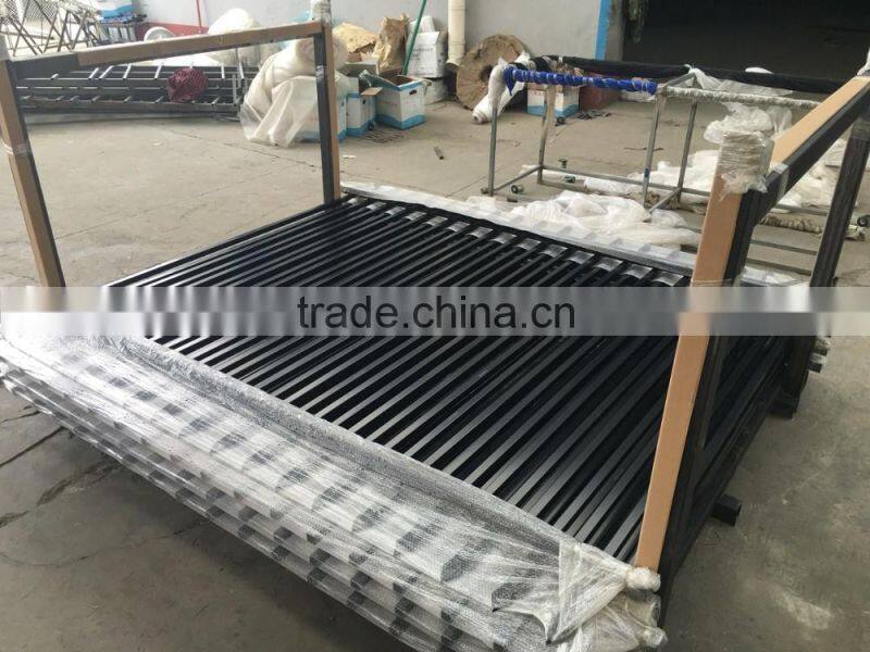 Picket Top Heavy Duty 2.4m Length Square Tube Garrison Fence