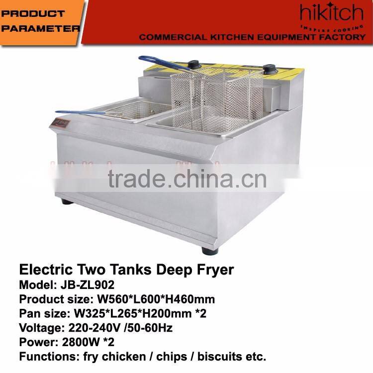 Desktop deep fryer electric steak chicken fryer fast food cooking equipment