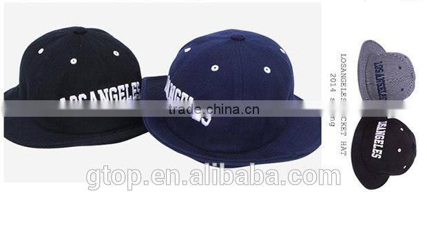 Fashion Bucket Hat Boonie Hunting Fishing Outdoor Cap LA embroidered 100% cotton