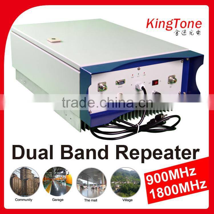 Kingtone band selective repeater 850 1900MHz 10km woreless repeater booster GSM PCS dual band cell phone signal booster 850/1900