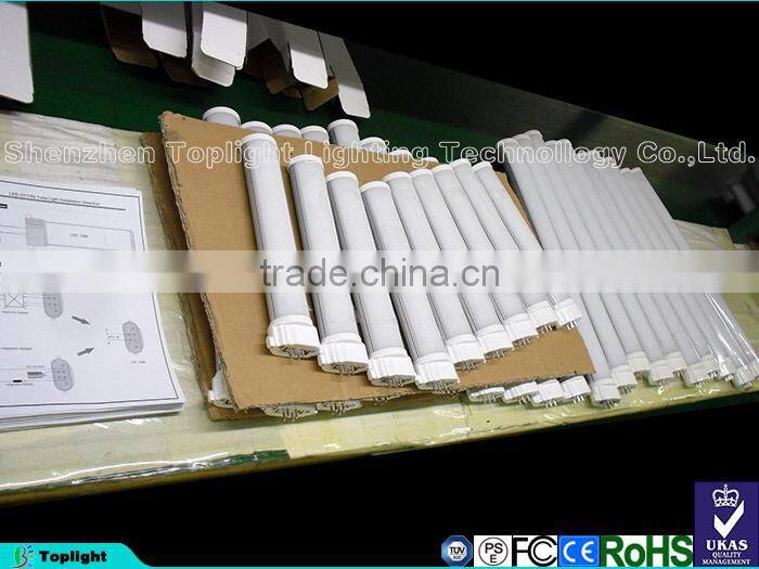 4-pins pl LED 2G11 Tube Light 15W 410mm CE ROHS
