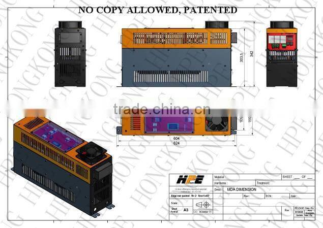 Intelligent electronic power transformer Hg UV Lamp --- 22KW Power/Voltage Adjustable (1KW~40KW)