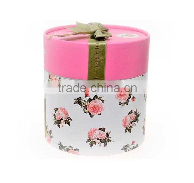 Factory price tea round carboard candle tin