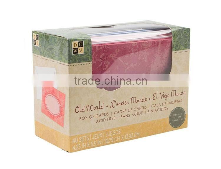 Sinicline wholesale paper cardboard packaging box for business cards