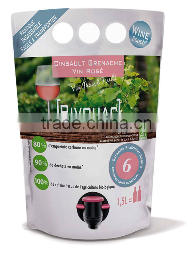 laminated pouches for packing powder