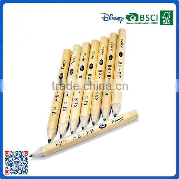 3.5'natural wood hexagonal pencil for school stationery