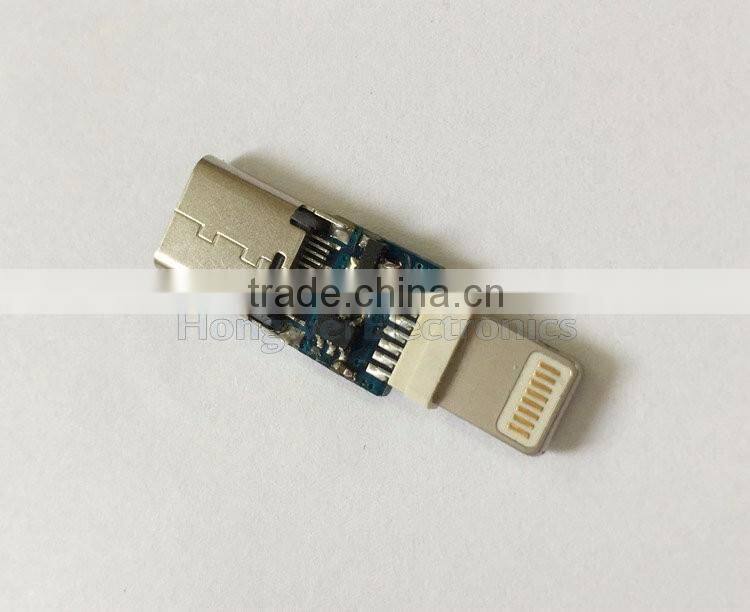 Type C USB adapter circuit board type C female to Iightning male