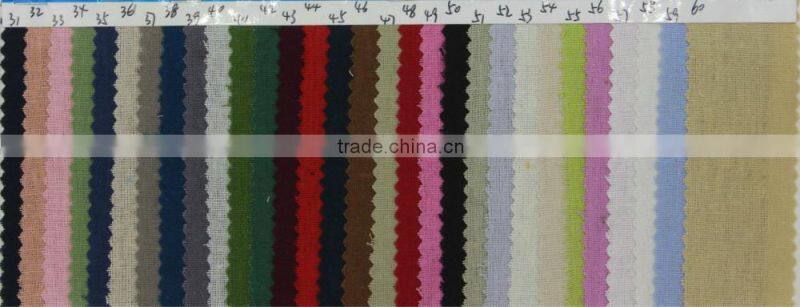 Wholesale Plain Cotton Linen Fabric for Garment