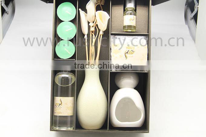 Ceramic Oil Burner set, Fragrance oil reed diffuser.