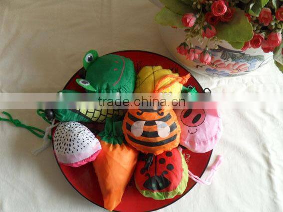 halloween pumpkin folding shopping cart bag/printed shopping bags/shopping bag