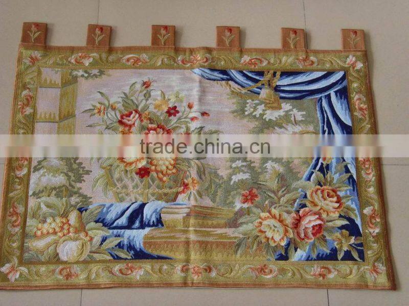 European style embrodiery tapestry 70*100size with 70pcs in stock