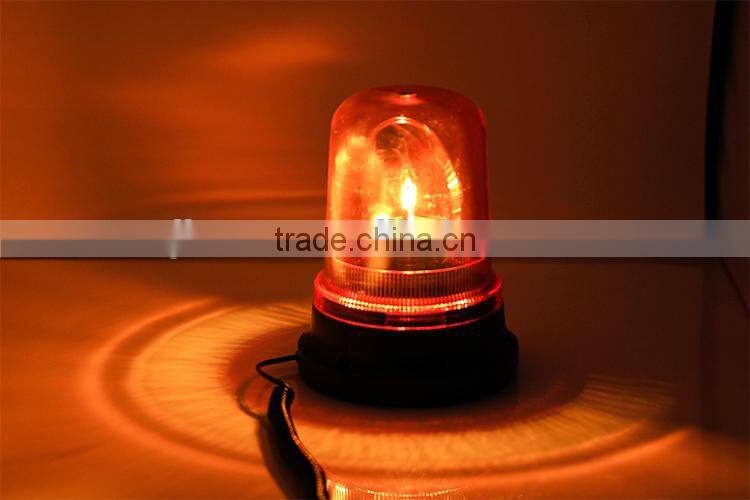 12V 25w Amber Yellow Halogen Bulbs Warning Light Portable Emergency Flashing Light
