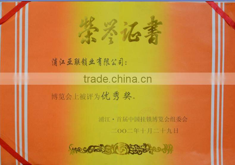 Best Price High Quality Brass painted Atomic key Padlock