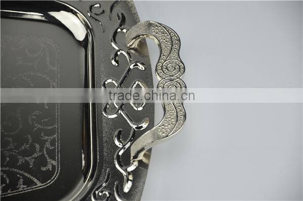 silver serving trays T361