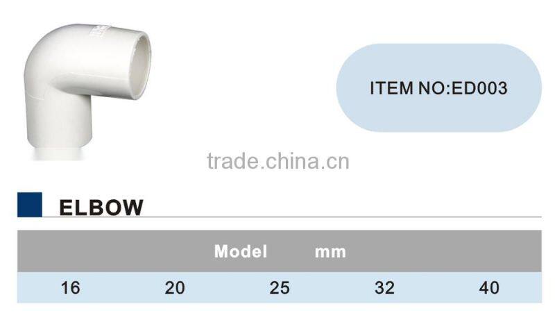 Top quality ERA brand PVC insulating electrical elbow, PVC electrical elbow, PVC coupling
