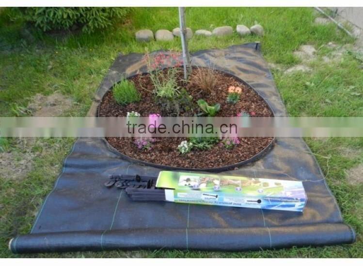4M Wide Weed Control Landscape Fabric Membrane Ground Cover 100 GSM Heavy Duty