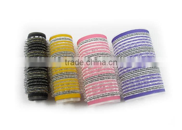 fashion popular heated fastener hair rollers with hook tape for Hair beauty
