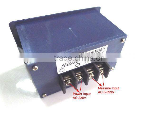 Digital AC Voltmeter Panel 0-500V High Voltage Meter 220V AC Red LED Display