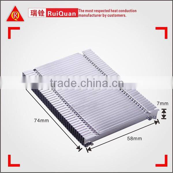 Specialized in extruded high performance bonded fin heatsink