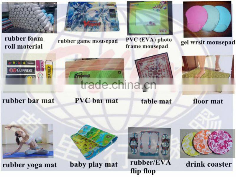 Cheap customized sublimation rubber mouse pad/ Promotional mousepad