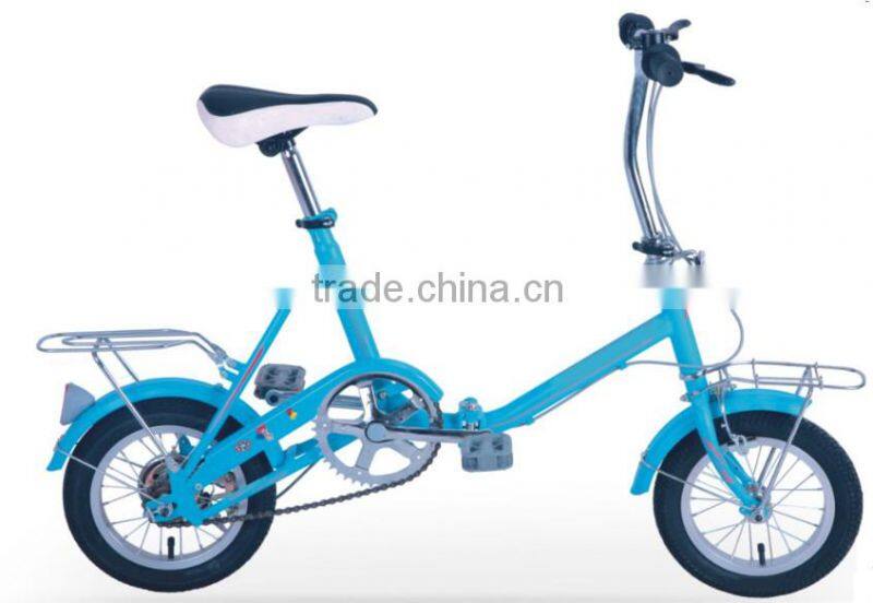 high quality 12" singel speed folding bicycle folding bike mini foldable bike