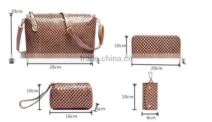 Chinese Supplier Alibaba Wholesale 6pcs In a Set Ladies Handbags At Low Price