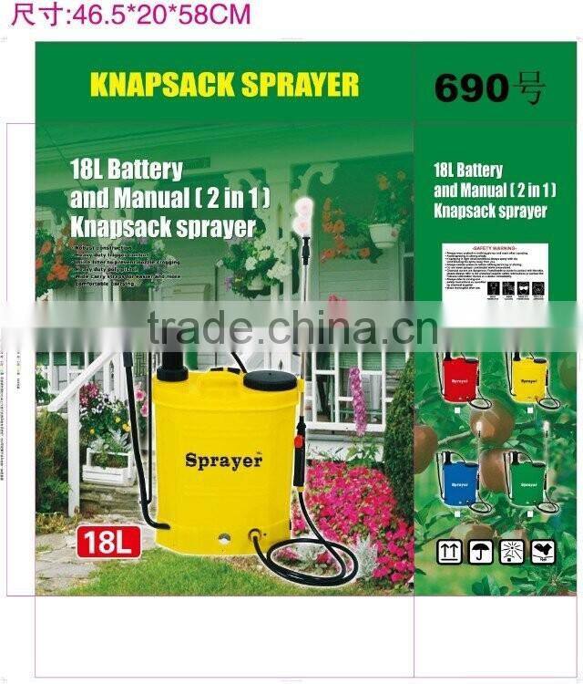battery operated knapsack sprayer machine