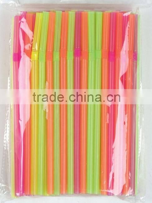 Hot sale custom printing striped drinking plastic straws
