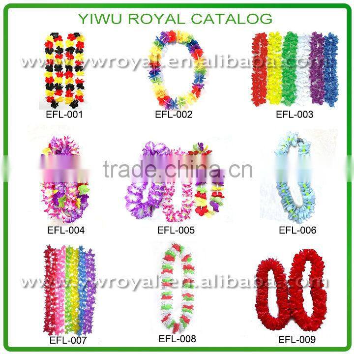 Germany Party Decoration Silk Flower Hawaiian Leis Wholesale