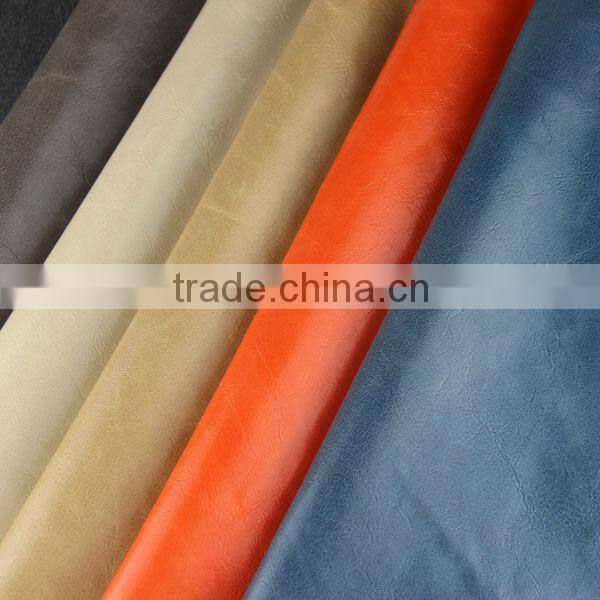 fabric leather PU leatherette fabric for women's shoes