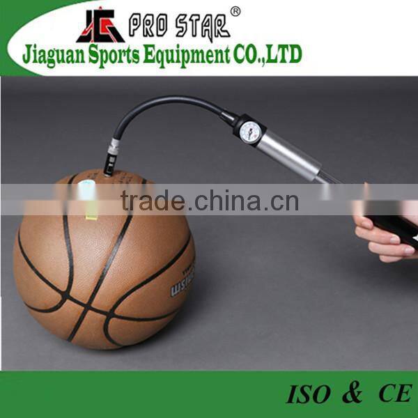 aluminum bicycle high pressure mini pump with gauge and hose