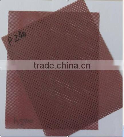 Aluminium oxide sanding mesh for metal and wood polishing