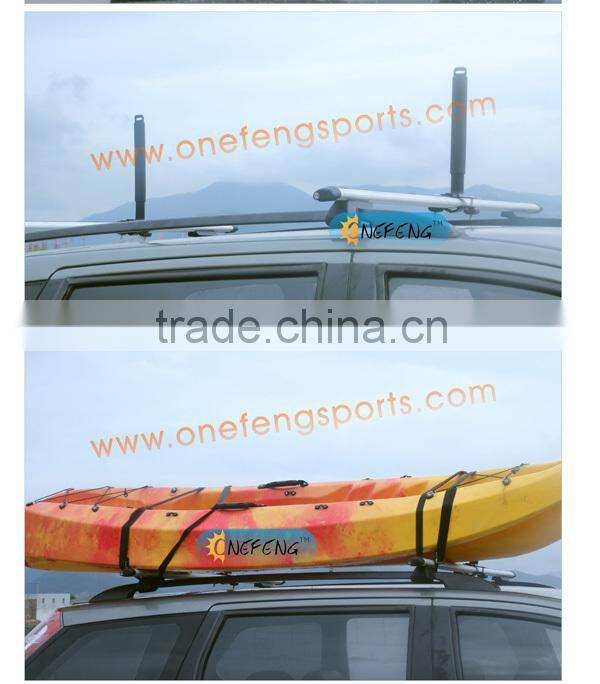 Car Roof Rack PAIR Uprights for Kayaks Boats and Canoes + PVC Protection