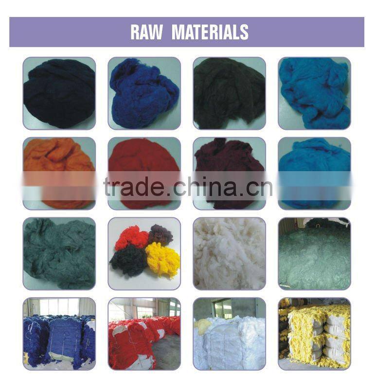 Open end recycled cotton carded yarn for pet toys