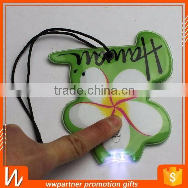 Custom Shaped Luggage Tag with Led Light
