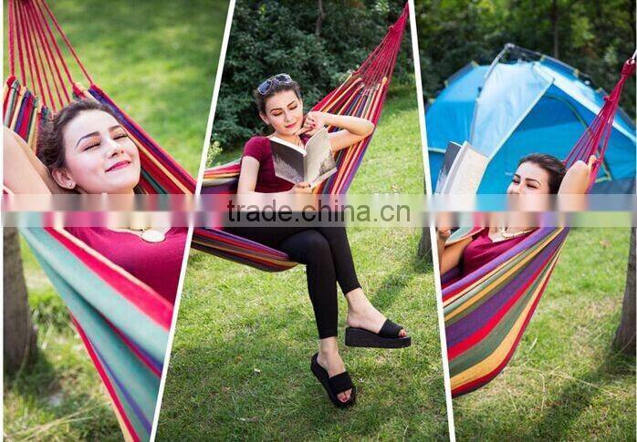 Virson Rainbow Single Per Cotton Canvas Double Hammock